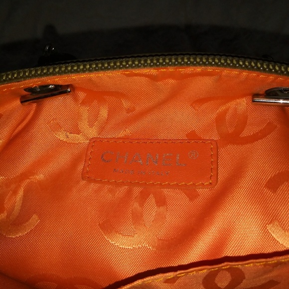 SOLD! Chanel Cambon Olive Green Python CC - Picture 6 of 7